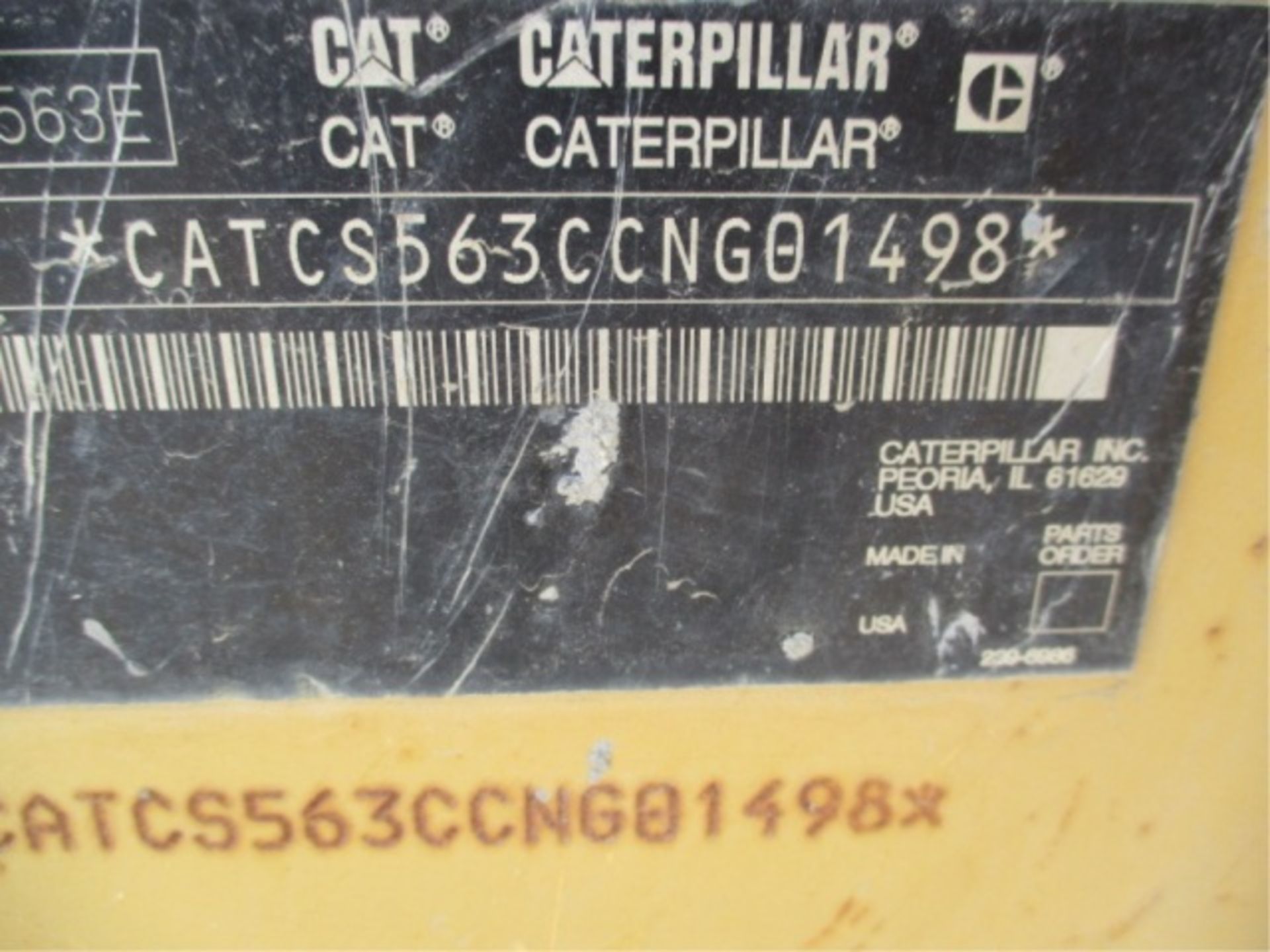 2006 Caterpillar CS-563E Vibratory Roller, Cat Diesel, 84" Drum, Canopy, S/N: CATC5563CCNG01498 - Image 57 of 65