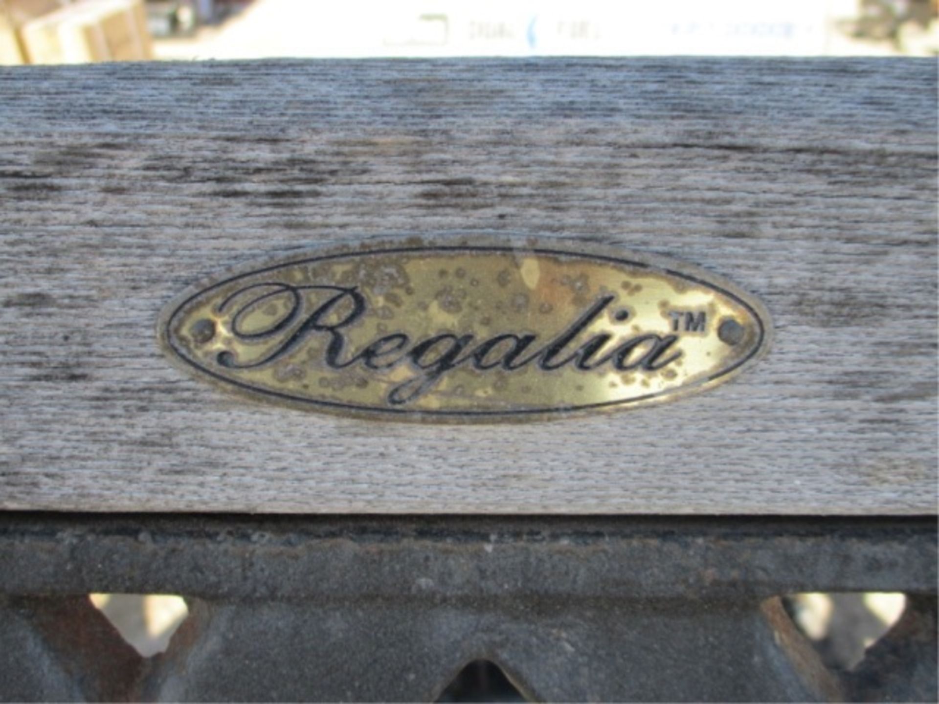 Regalia Rod Iron Antique Bench - Image 9 of 12