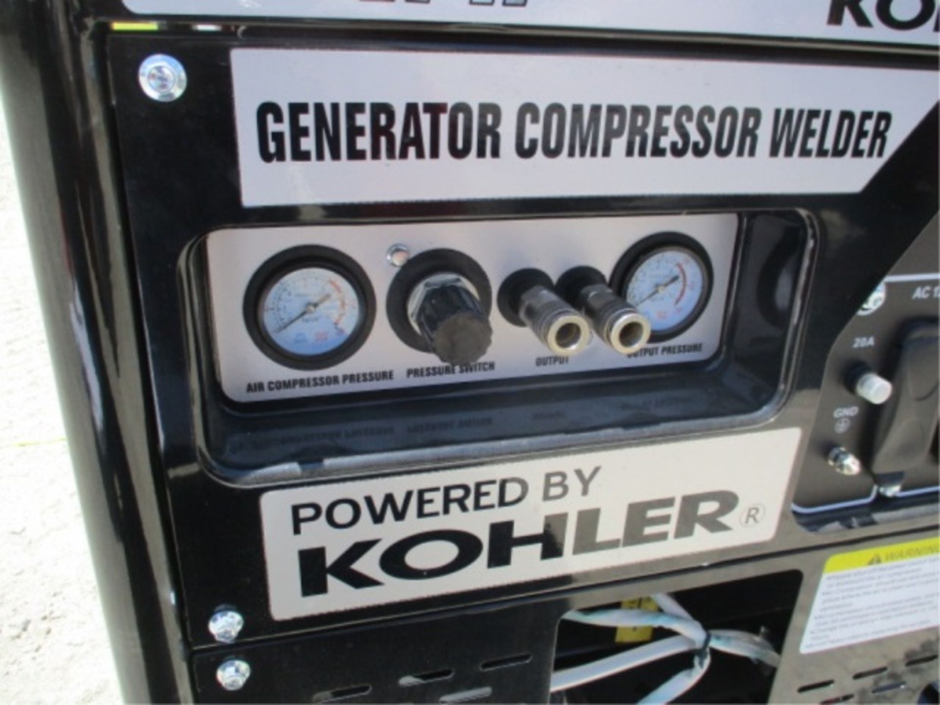 Kohler Command Pro III 9500 Generator Compressor, Welder, Gas Powered, S/N: 4919803918 - Image 17 of 28