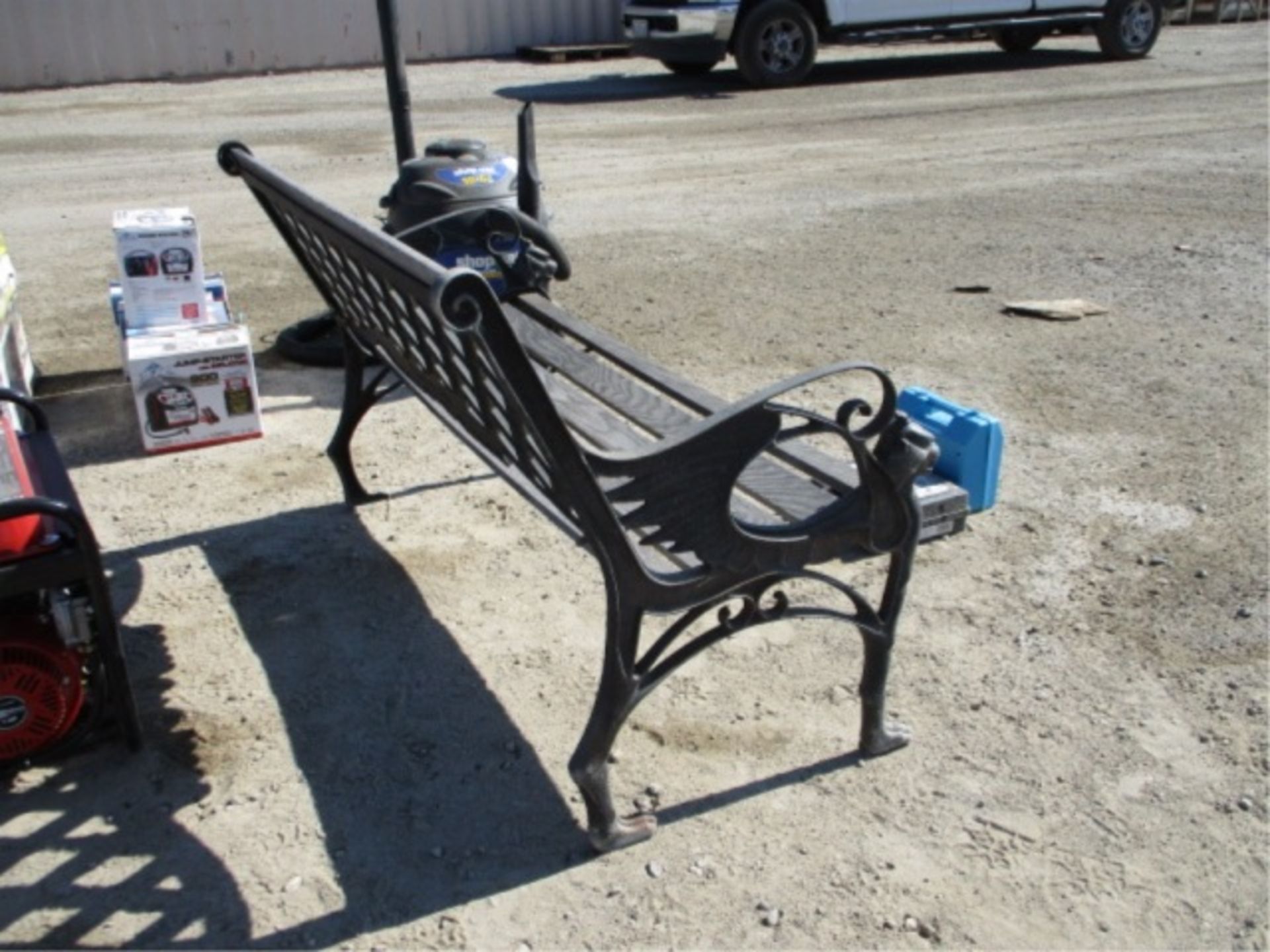 Regalia Rod Iron Antique Bench - Image 6 of 12