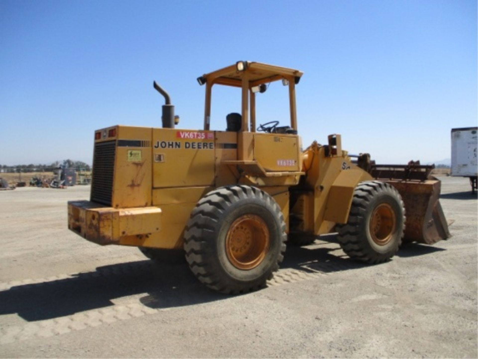 John Deere 544E Wheel Loader, 6-Cyl Diesel, GP Bucket, Bucket Forks, Canopy, S/N: 923698, Mile/Hours - Image 8 of 33