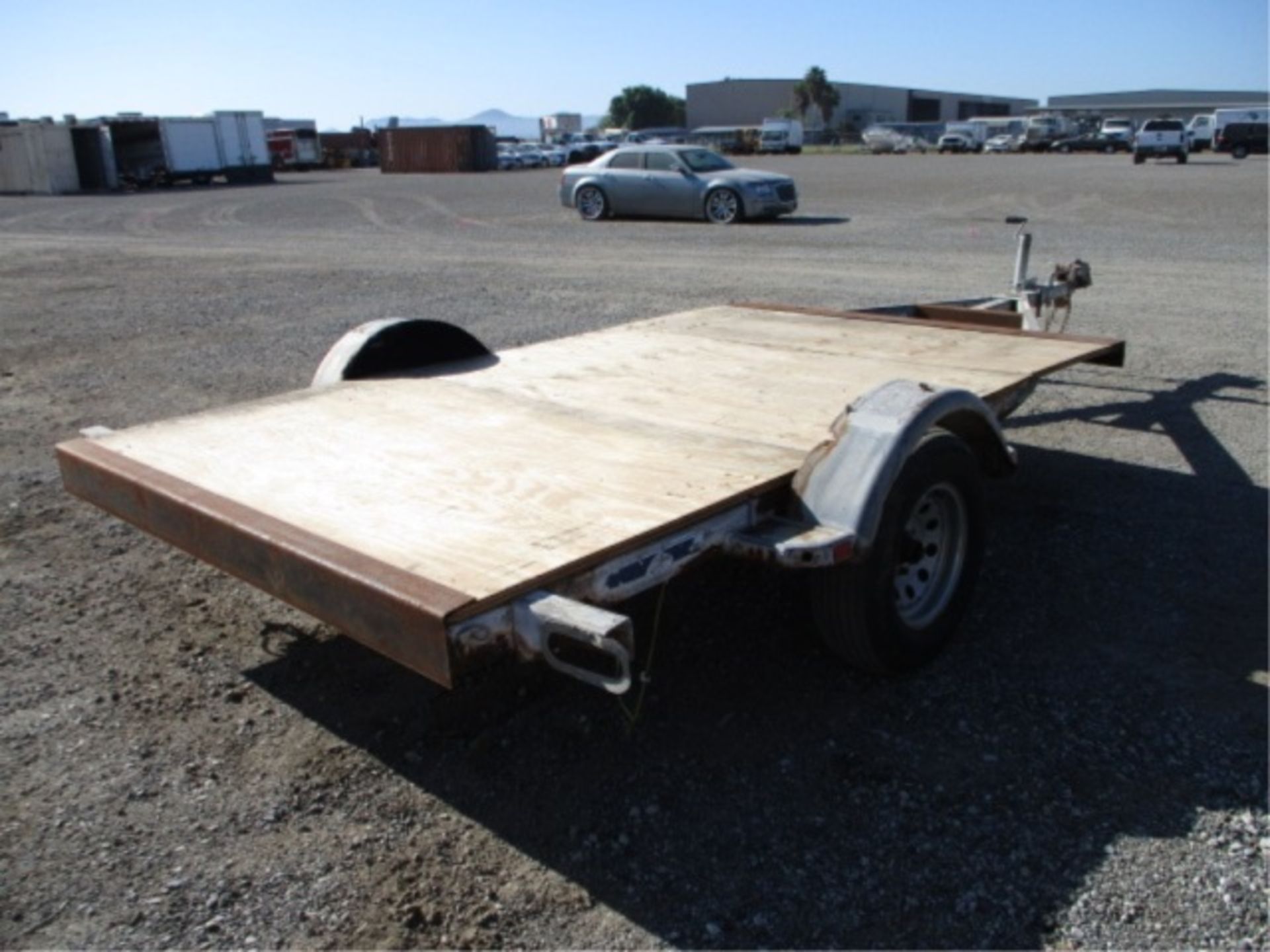 S/A Equipment Trailer, 11', Wood Deck, Ball Hitch, **NOTE: NO TITLE, BILL OF SALE ONLY** - Image 7 of 20