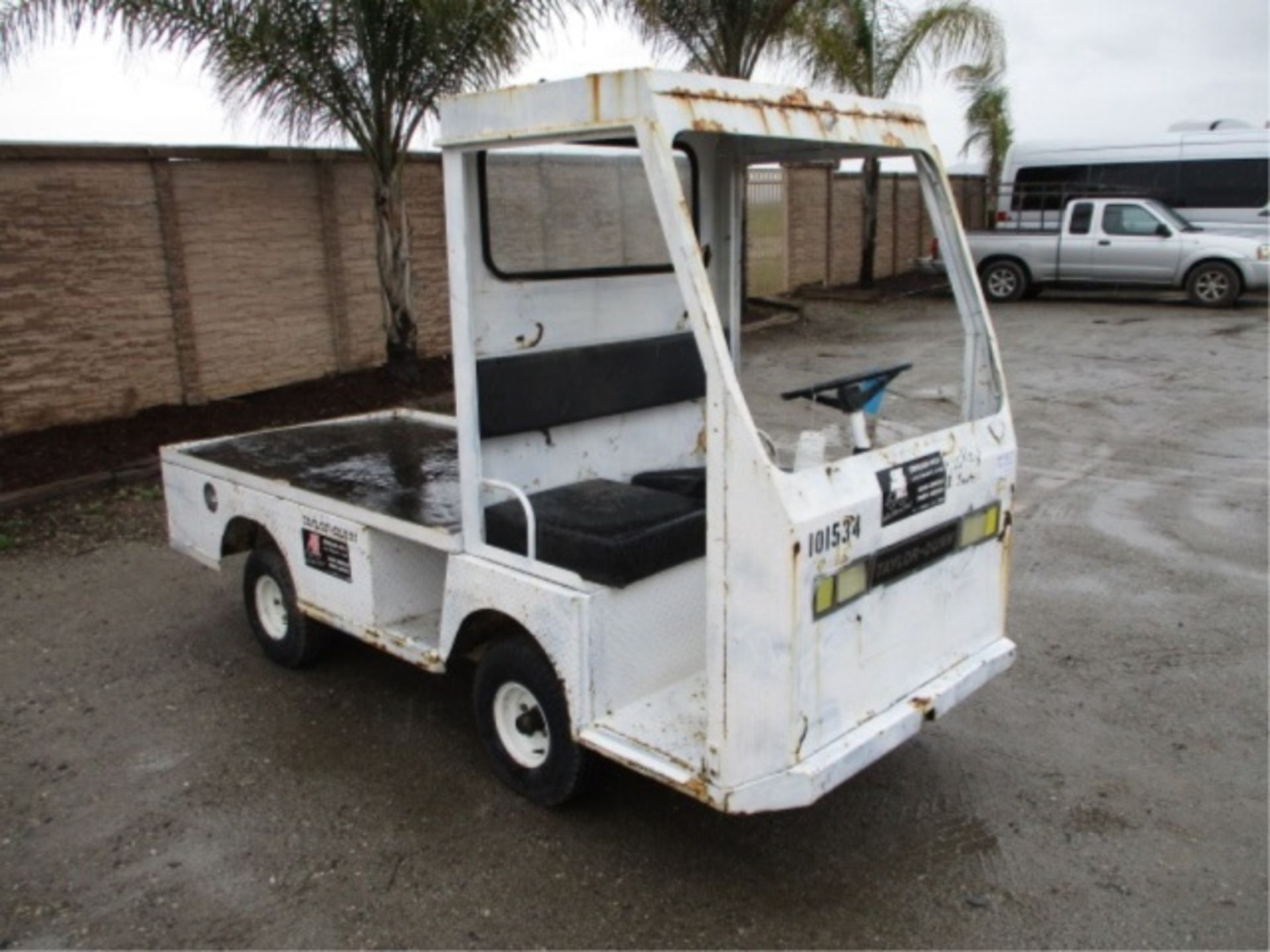Taylor-Dunn Utility Cart, Gas, Rear Flatbed, Canopy, S/N: 101534 - Image 8 of 35