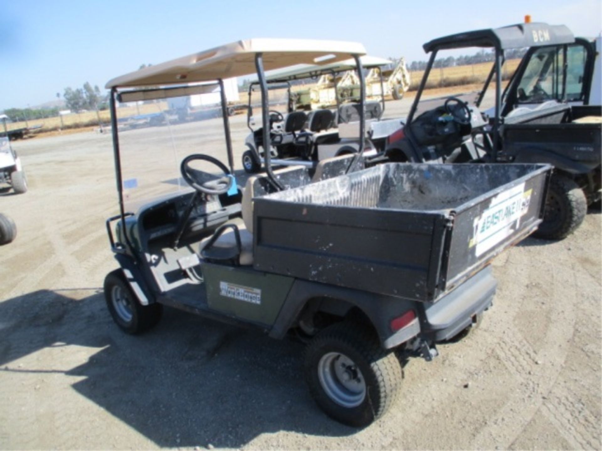 Workhorse ST430 Utility Cart, Gas, Rear Metal Bed, Canopy, S/N: 2019611, **Non-Operational** - Image 13 of 32