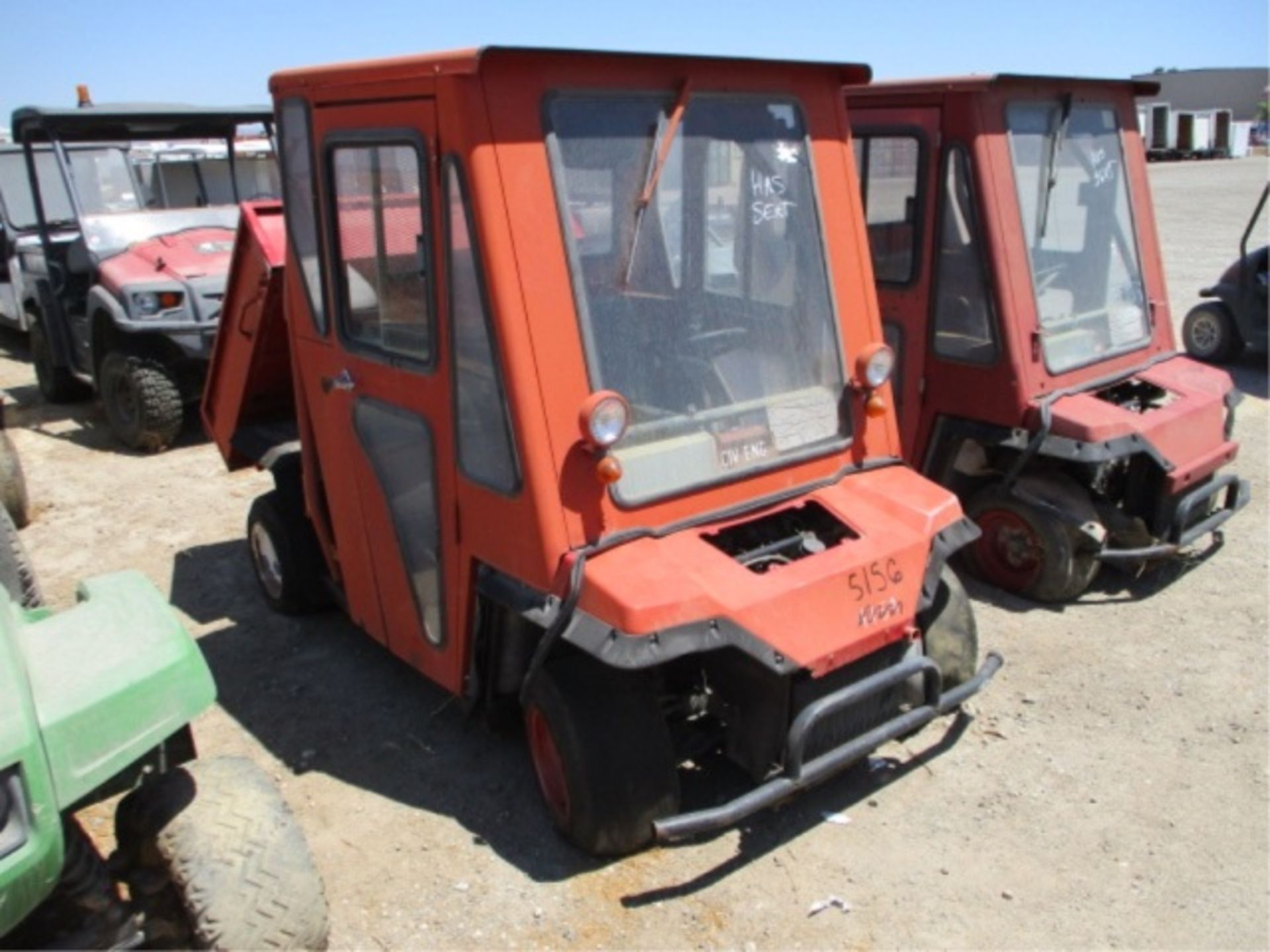 Kawasaki AF450 Utility Cart, Gas, Rear Dump Bed, Canopy, **Non-Operational**, Mile/Hours - 9587 - Image 5 of 36