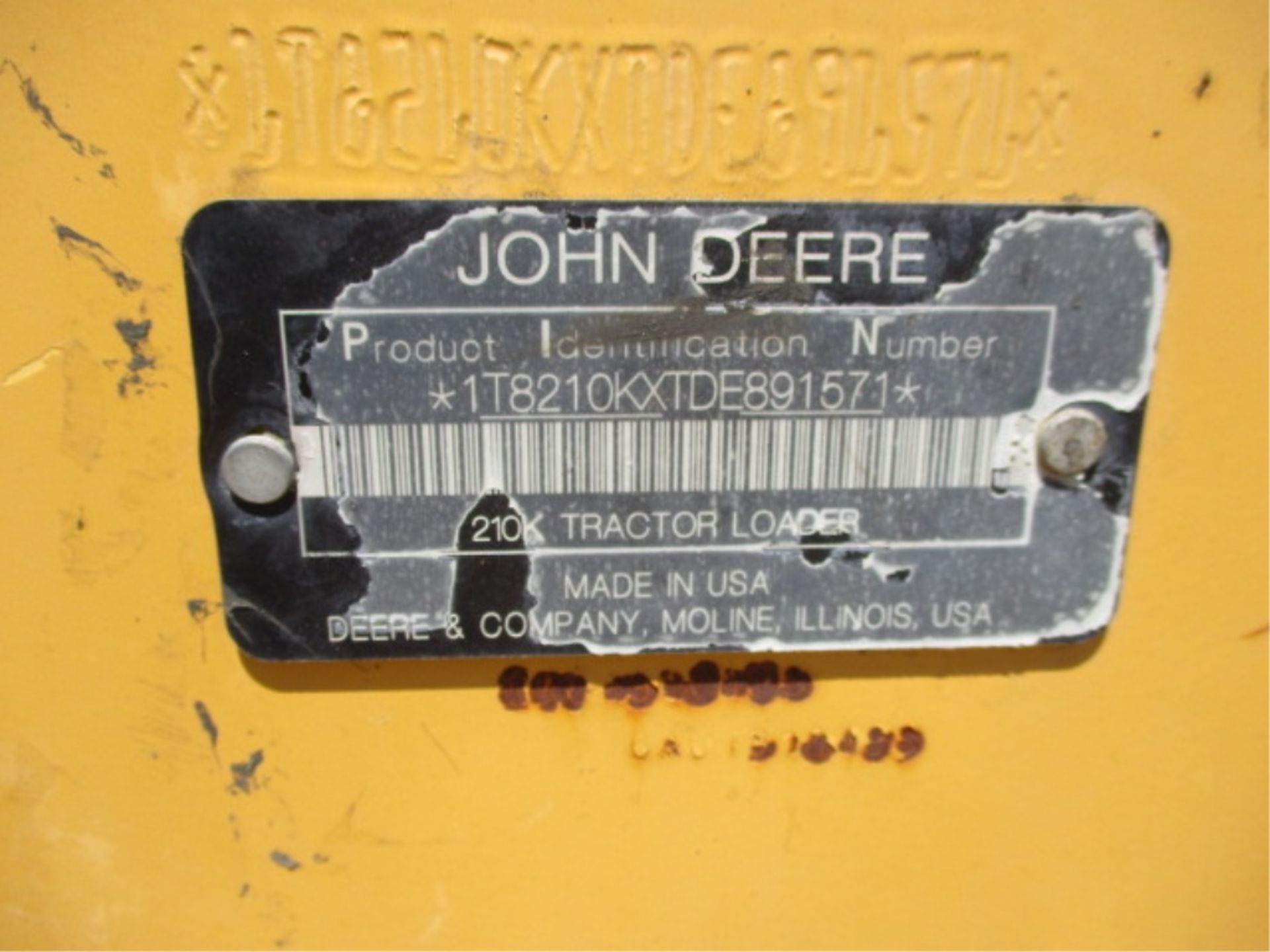 2013 John Deere 210K Skip Loader, 4x4, 4.5L John Deere Diesel, 4-Speed, 4-In-1 Bucket, 4-Way Rear - Image 57 of 57