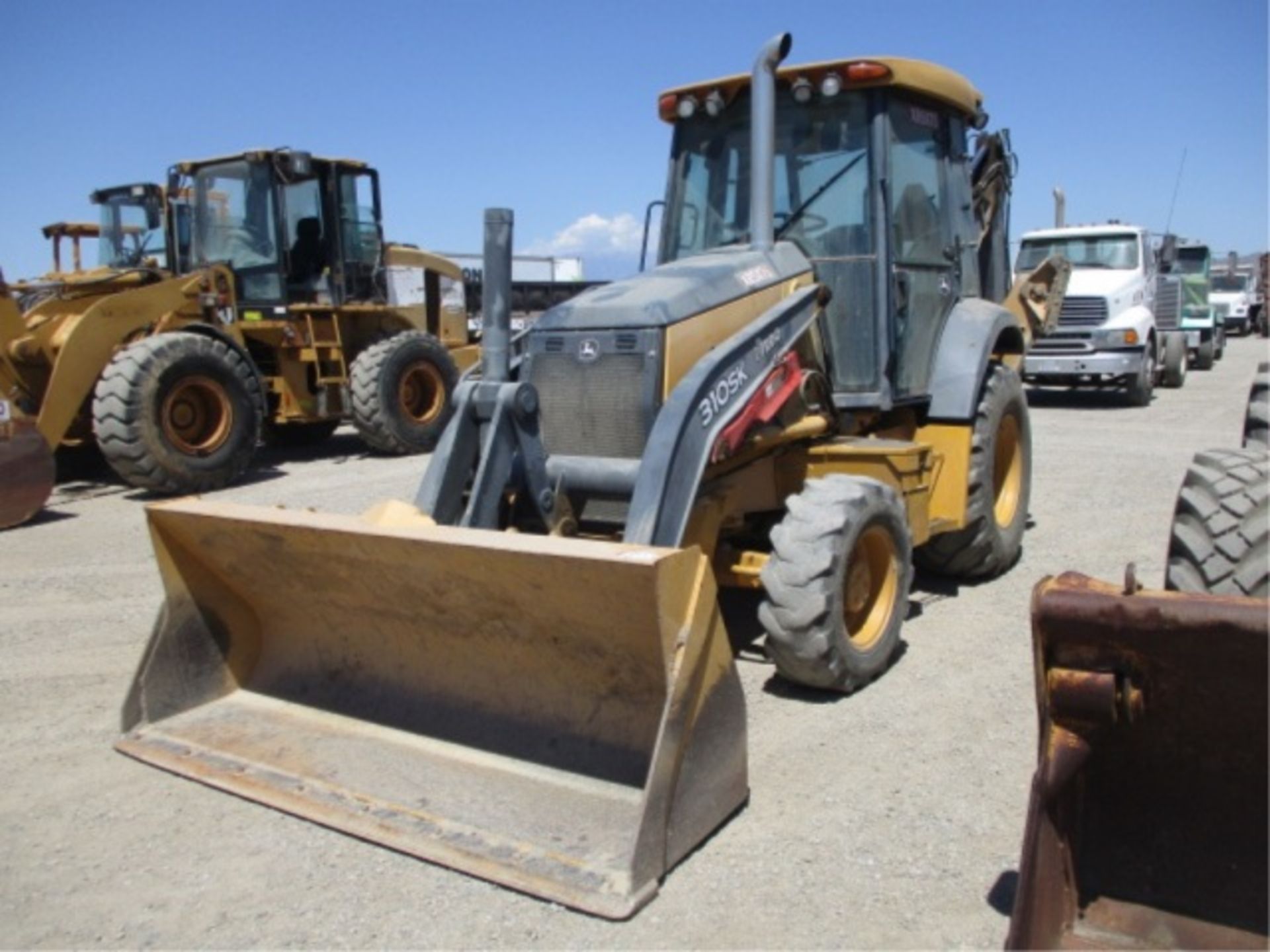 2014 John Deere 310SK Loader Backhoe, 4x4, John Deere Diesel, GP Bucket, Extend-A-Hoe, 24" Backhoe