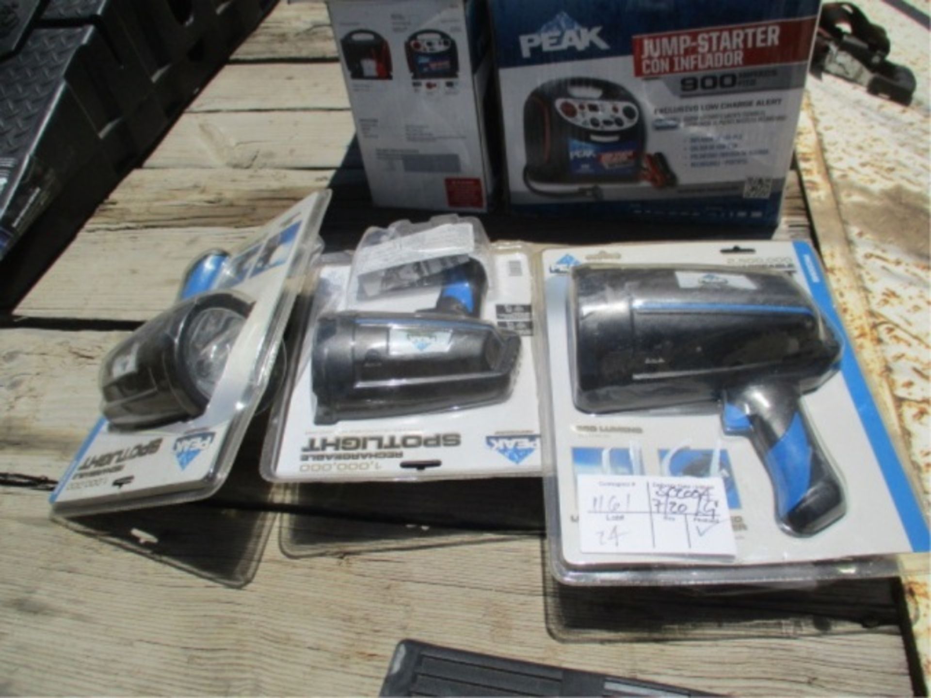 Lot Of (3) Peak Rechargeable Spot Lights - Image 2 of 6