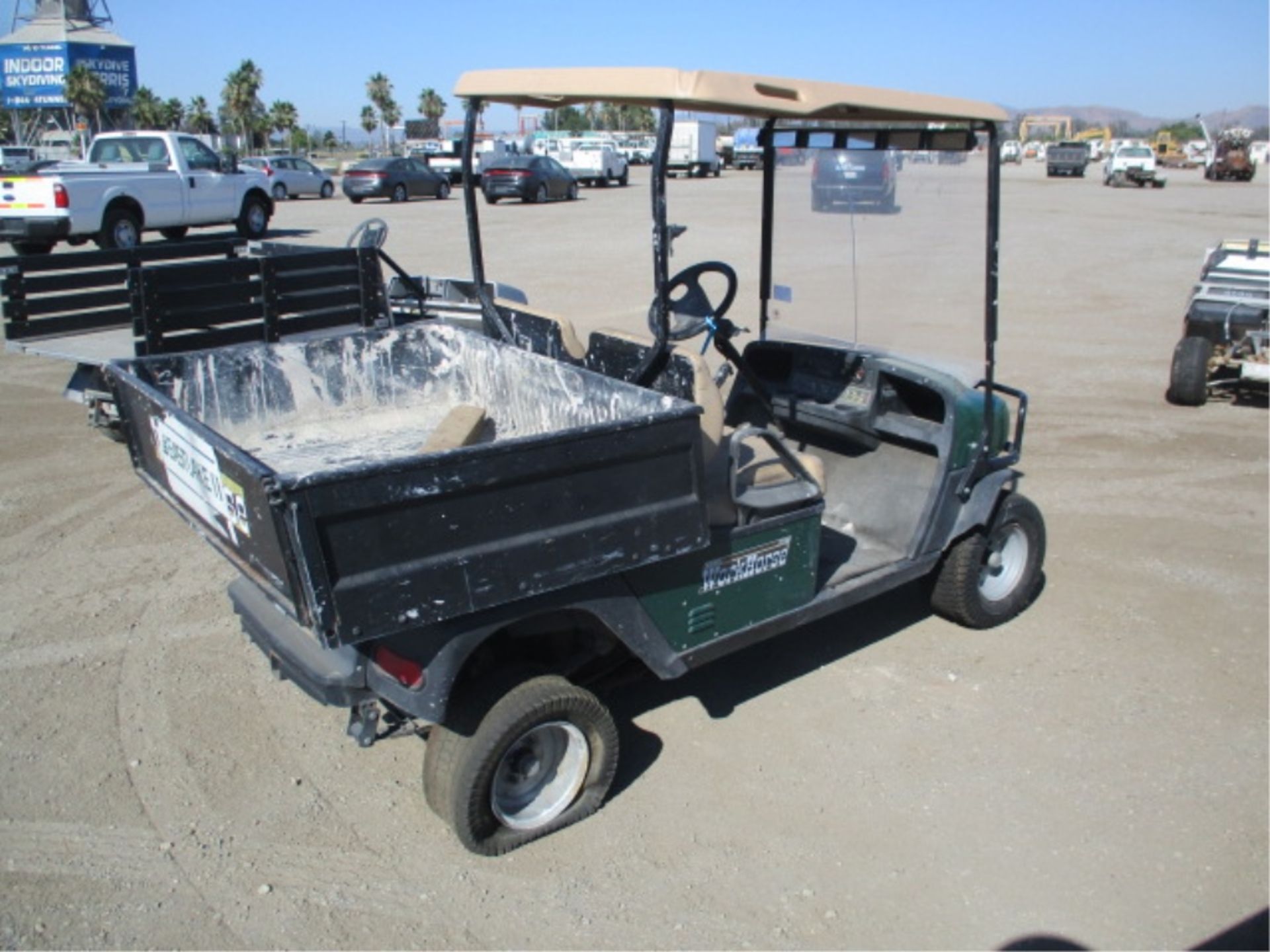 Workhorse ST430 Utility Cart, Gas, Rear Metal Bed, Canopy, S/N: 2019611, **Non-Operational** - Image 12 of 32