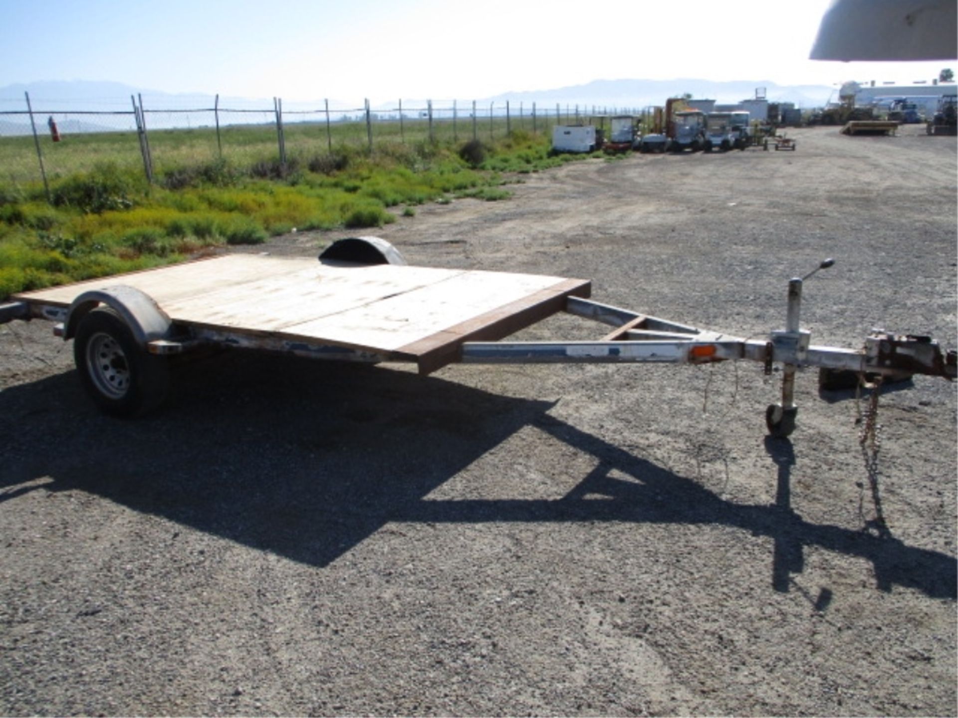 S/A Equipment Trailer, 11', Wood Deck, Ball Hitch, **NOTE: NO TITLE, BILL OF SALE ONLY** - Image 4 of 20