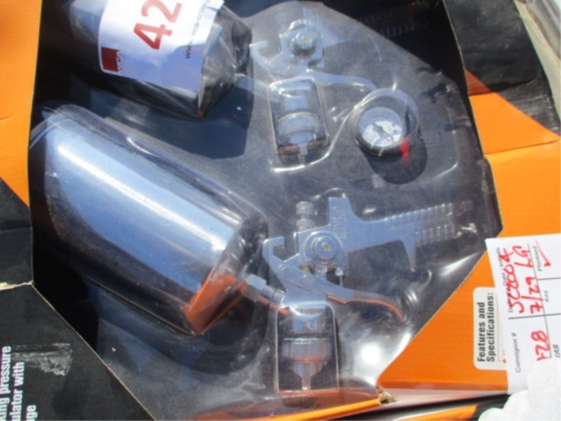 Unused 3-Piece Air Spray Gun Kit - Image 6 of 7