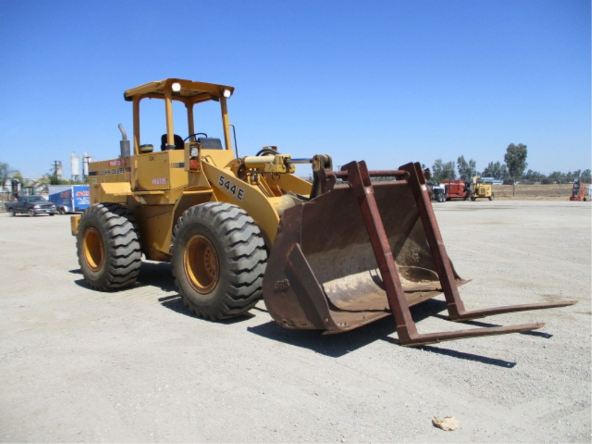 John Deere 544E Wheel Loader, 6-Cyl Diesel, GP Bucket, Bucket Forks, Canopy, S/N: 923698, Mile/Hours - Image 6 of 33