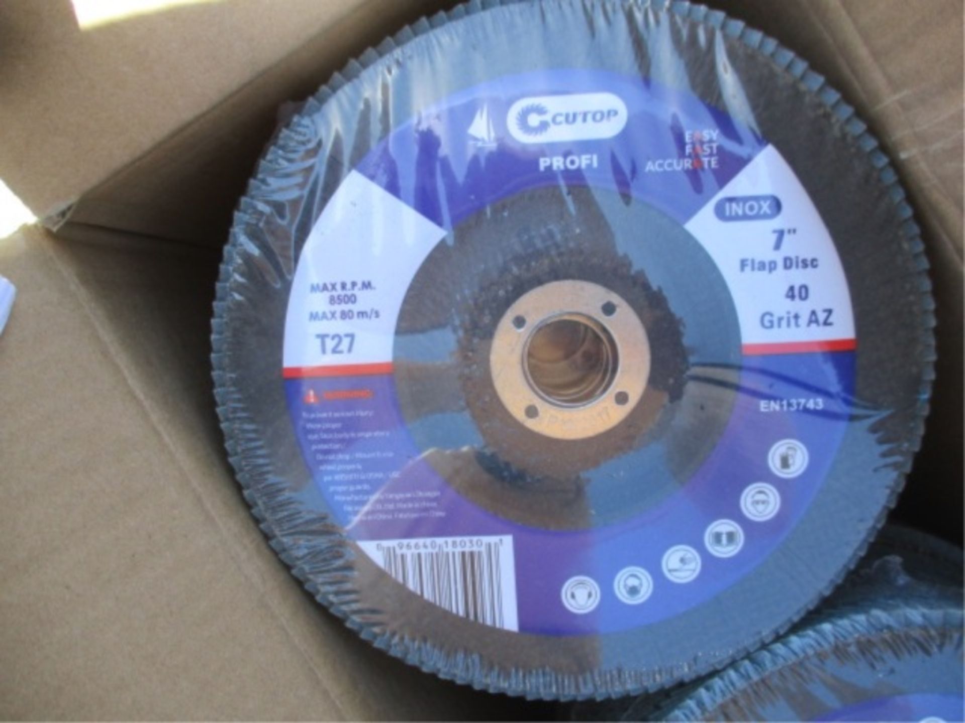 Lot Of Unused 7" Flap Discs, 2-Boxes - Image 2 of 16