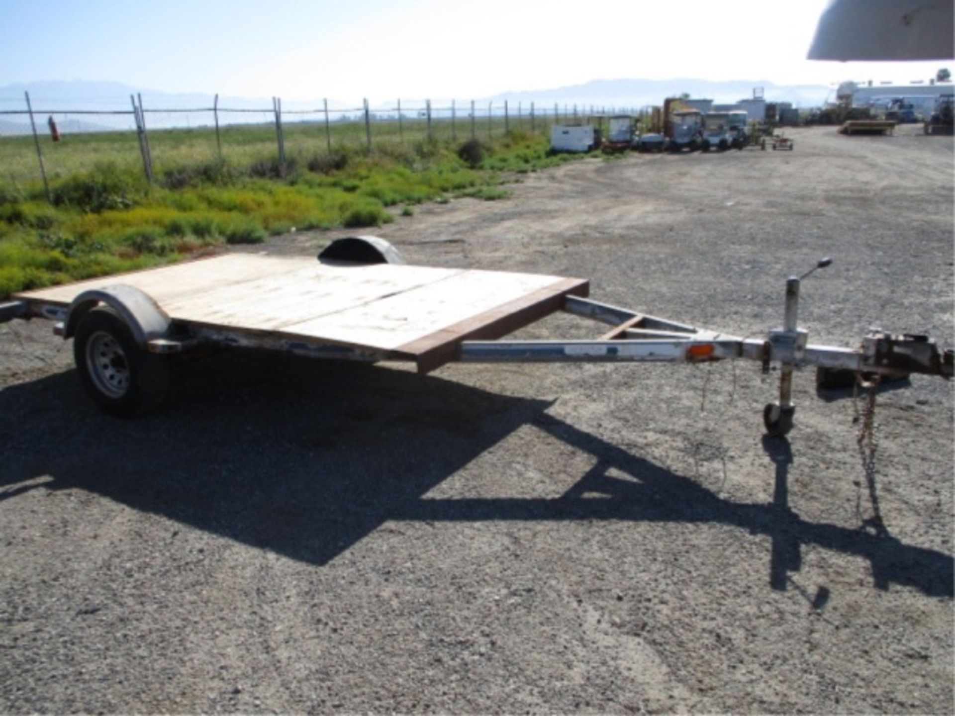 S/A Equipment Trailer, 11', Wood Deck, Ball Hitch, **NOTE: NO TITLE, BILL OF SALE ONLY** - Image 3 of 20