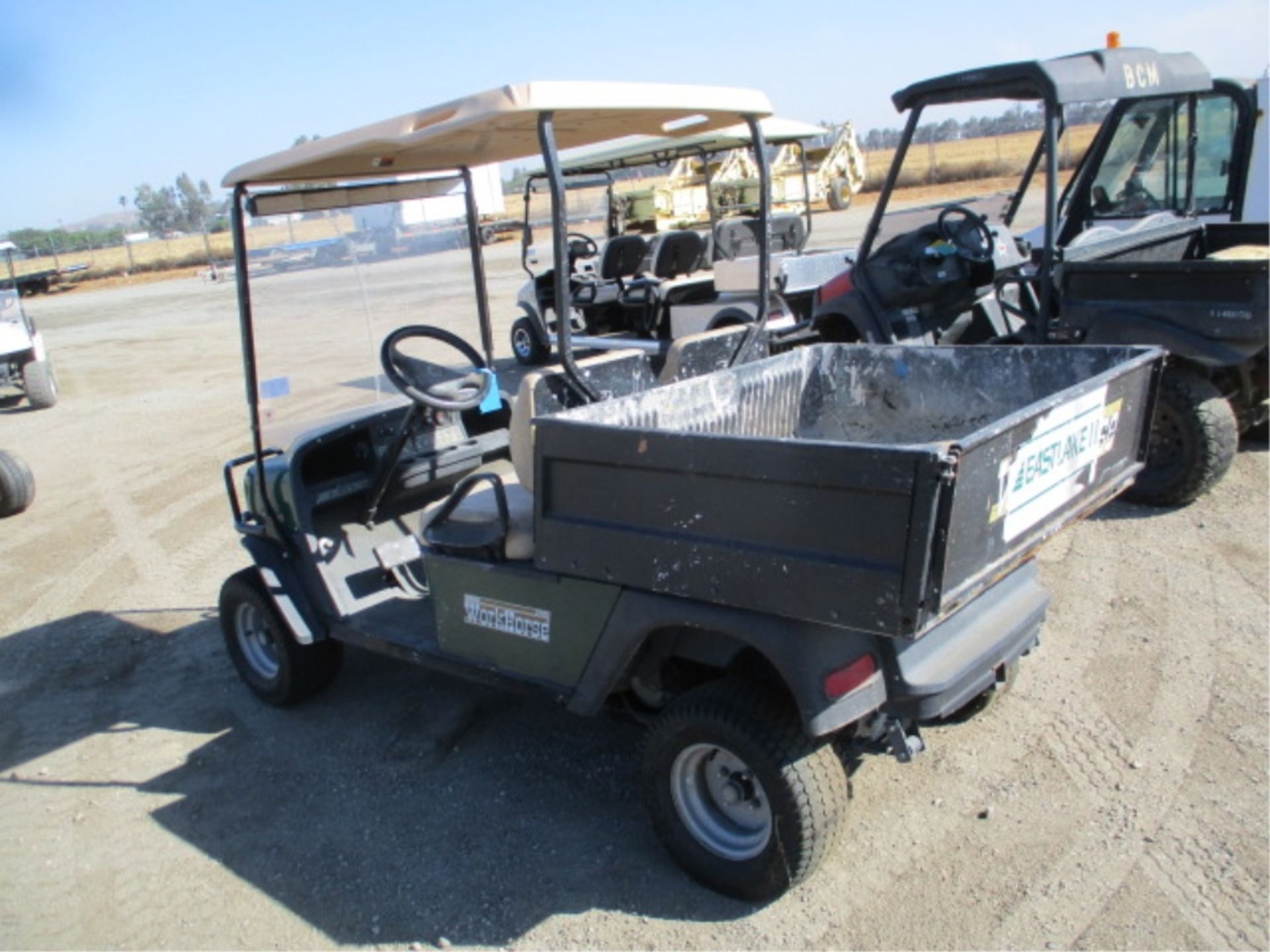 Workhorse ST430 Utility Cart, Gas, Rear Metal Bed, Canopy, S/N: 2019611, **Non-Operational** - Image 16 of 32