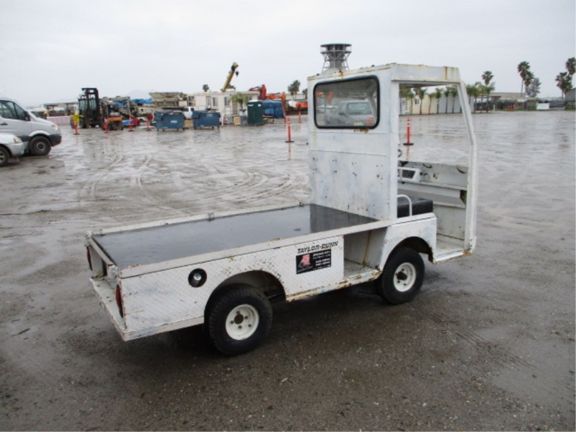 Taylor-Dunn Utility Cart, Gas, Rear Flatbed, Canopy, S/N: 101534 - Image 15 of 35