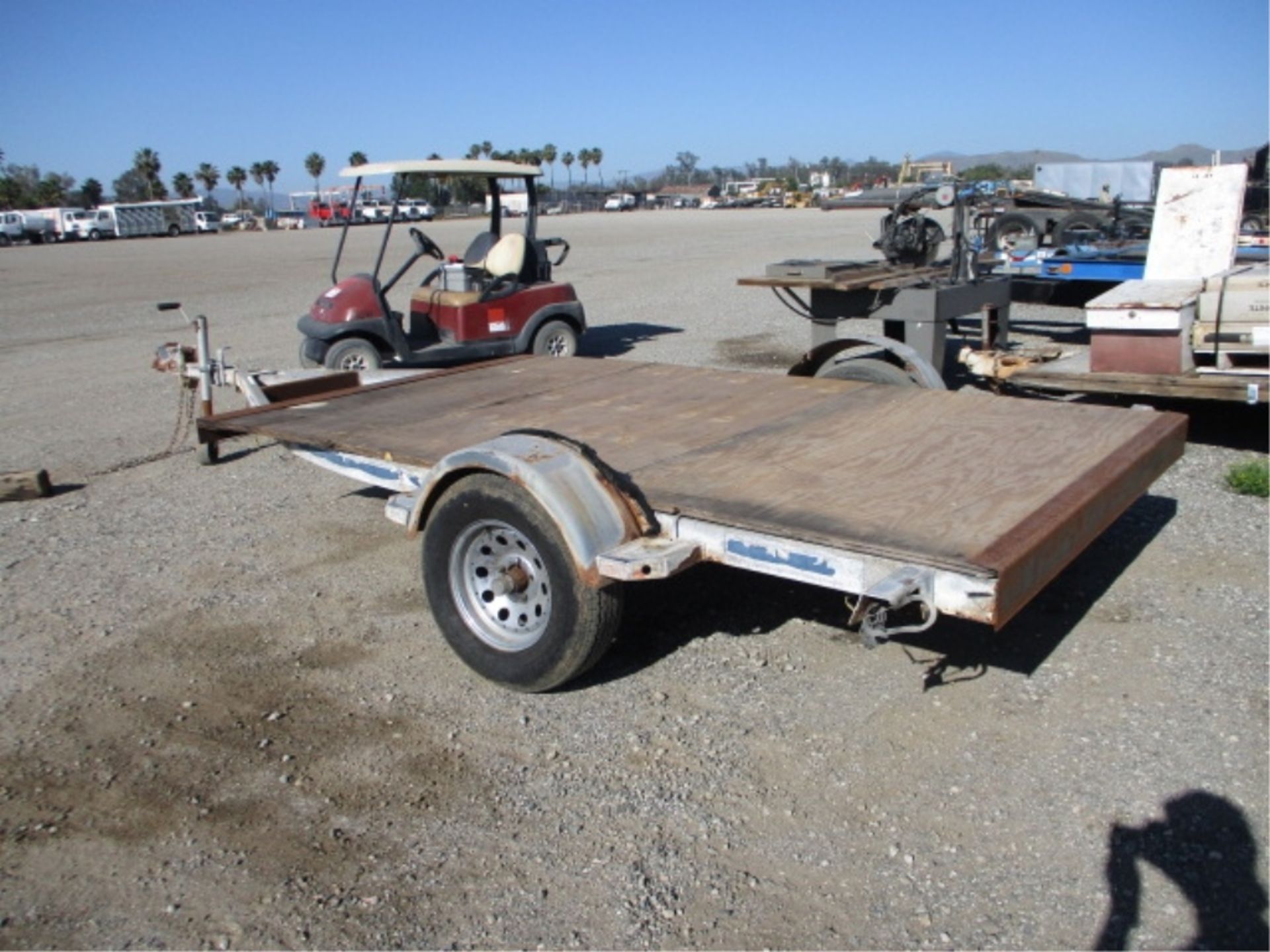 S/A Equipment Trailer, 11', Wood Deck, Ball Hitch, **NOTE: NO TITLE, BILL OF SALE ONLY** - Image 12 of 20