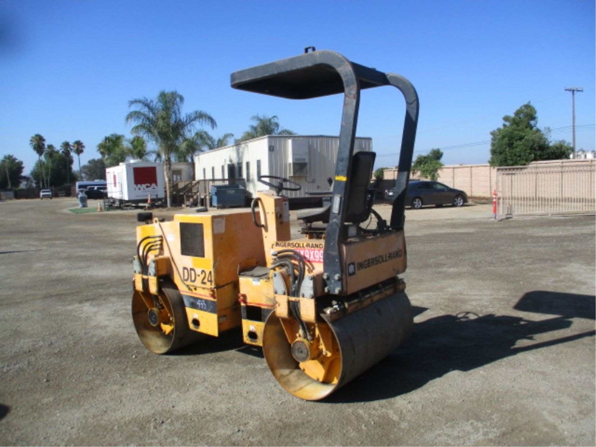 Ingersoll-Rand DD-24 Vibratory Roller, Hatz Diesel, 48" Drums, Water System, Canopy, S/N: 146681, - Image 15 of 45