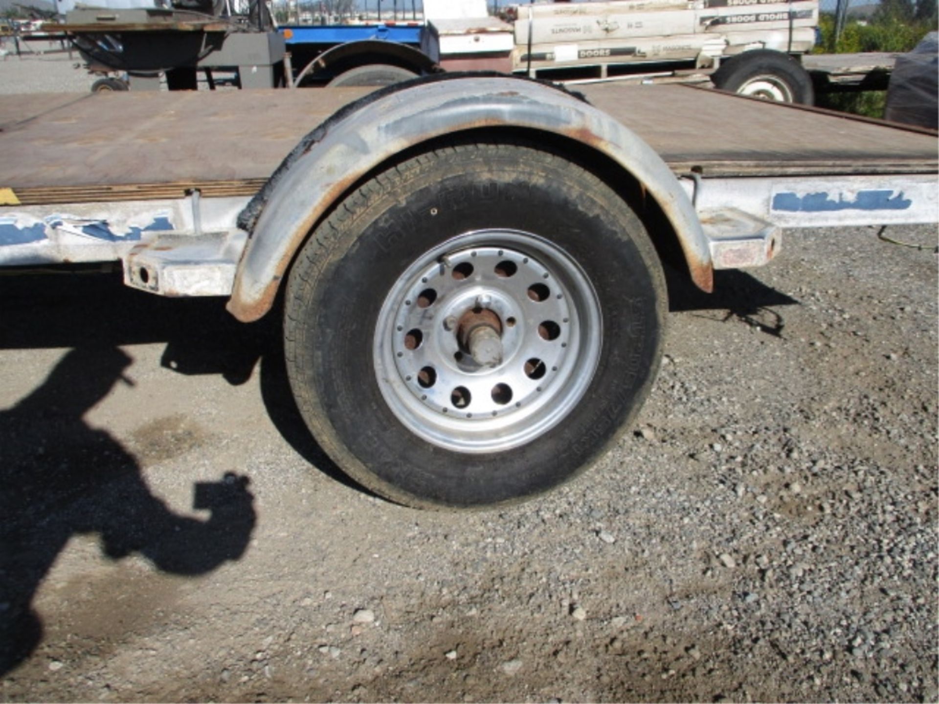 S/A Equipment Trailer, 11', Wood Deck, Ball Hitch, **NOTE: NO TITLE, BILL OF SALE ONLY** - Image 16 of 20