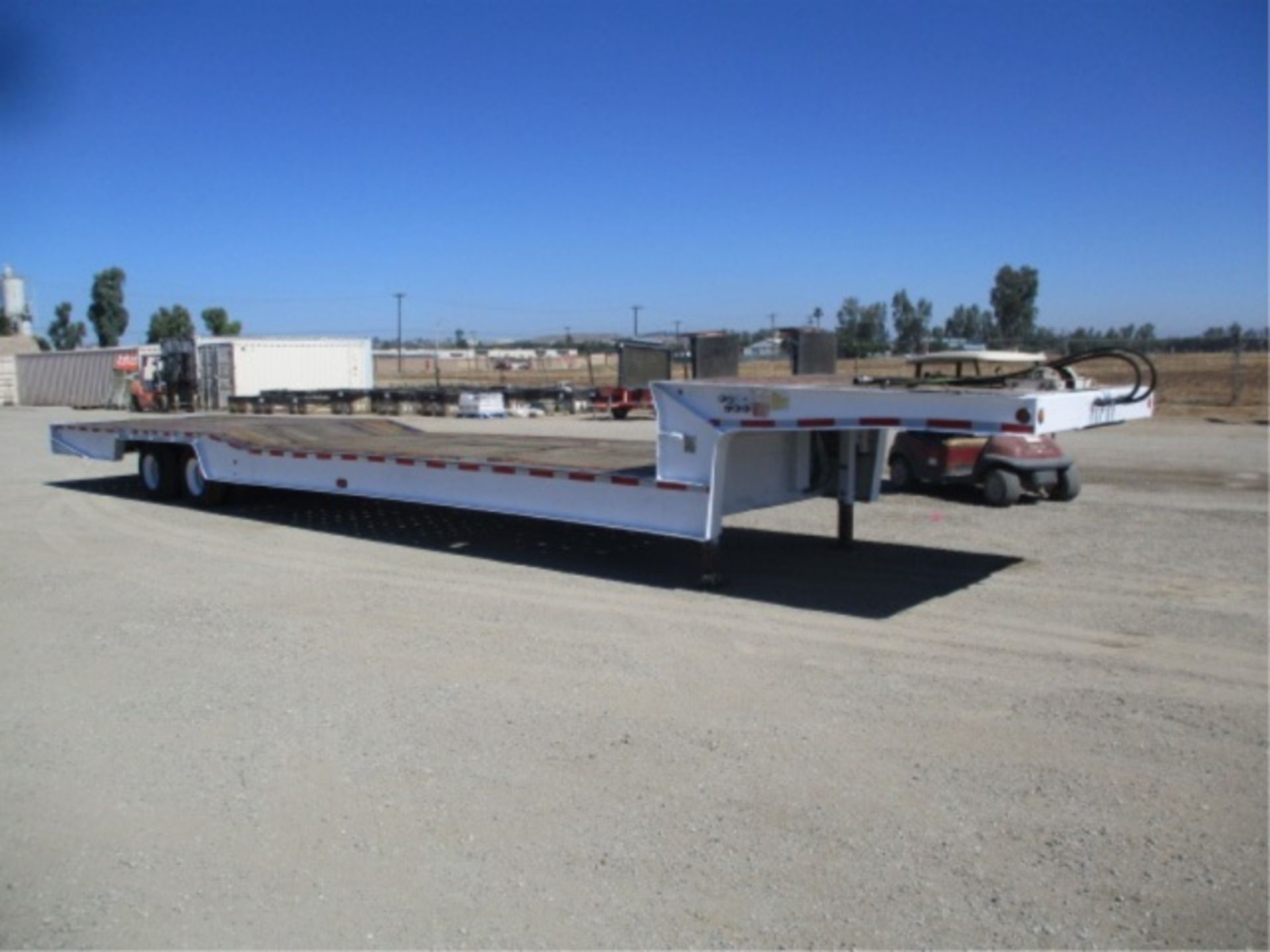 2000 Trail King TK70HT-482 T/A Equipment Trailer, 48', Wood Deck, Hydraulic Dove Tail, 10' Upper - Image 6 of 88