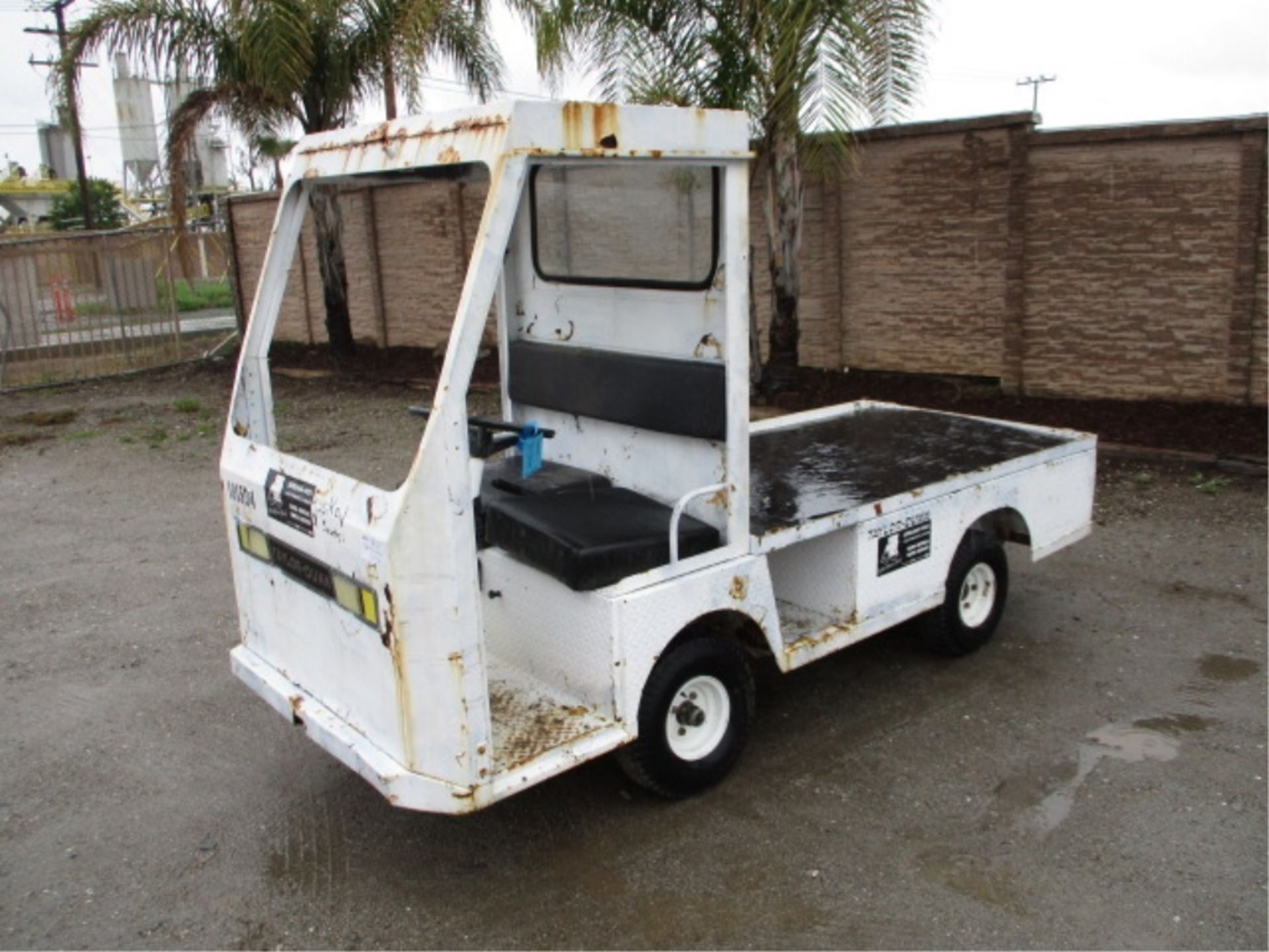 Taylor-Dunn Utility Cart, Gas, Rear Flatbed, Canopy, S/N: 101534 - Image 5 of 35