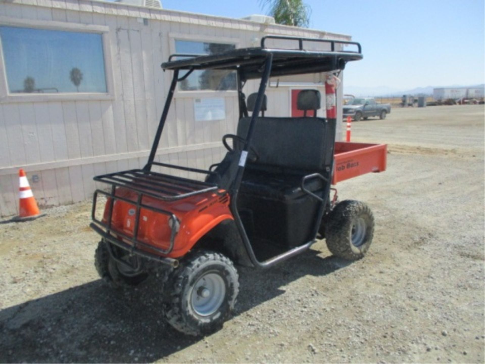 2008 American Sportworks Job Boss Utility Cart, Honda Gas, Rear Metal Dump Bed, Canopy, Tow Hitch,