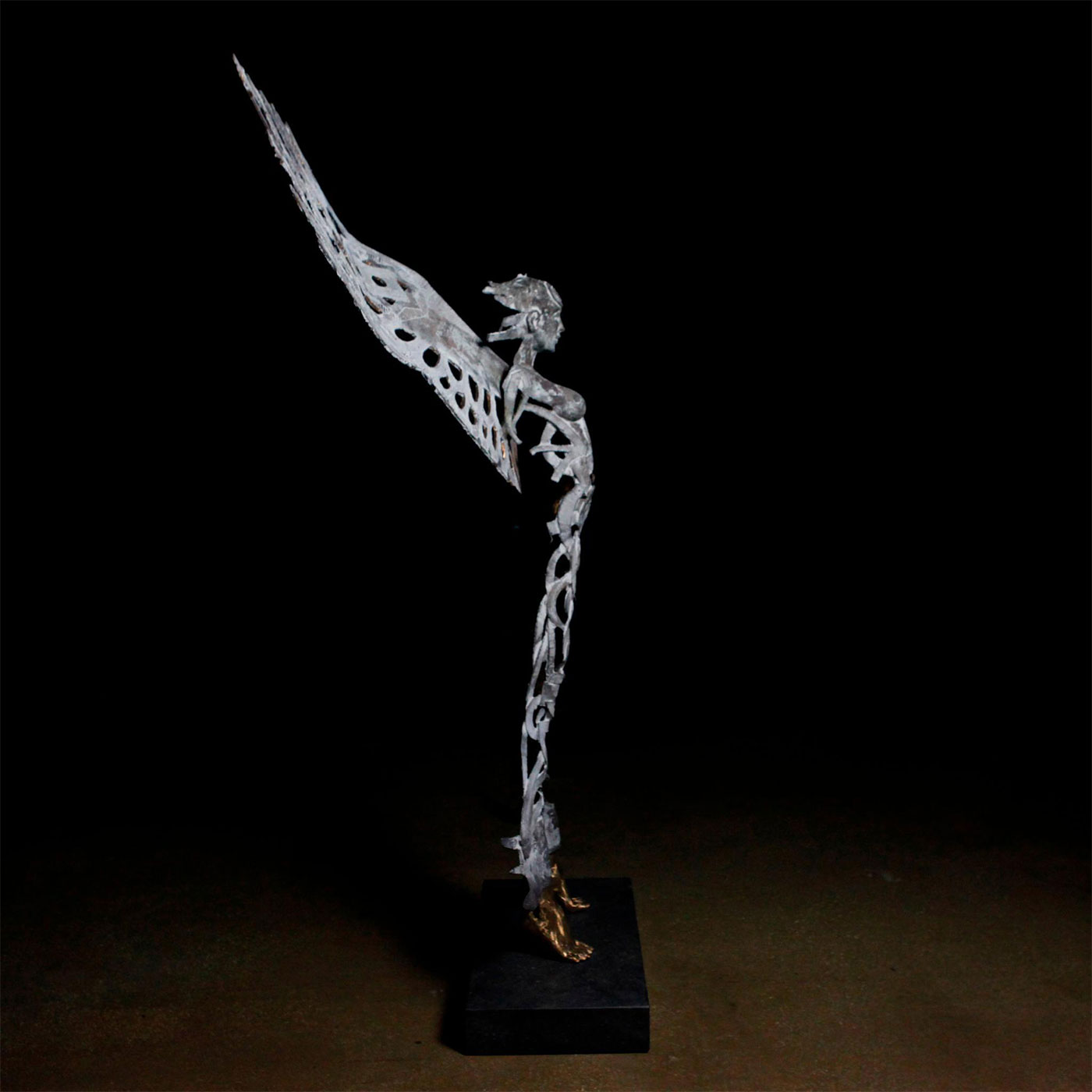 RIEKE VAN DER STOEP BRONZE SCULPTURE, ANGEL - Image 12 of 24