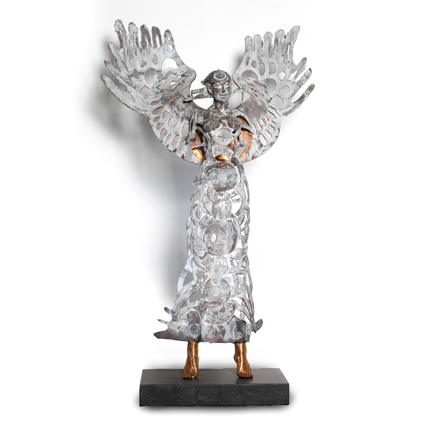 RIEKE VAN DER STOEP BRONZE SCULPTURE, ANGEL