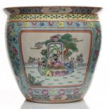 CHINESE FAMILLE ROSE JARDINIERE PLANTER