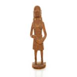 VINTAGE WOODEN PRIMITIVE AFRICAN TRIBAL FOLK ART STATUE