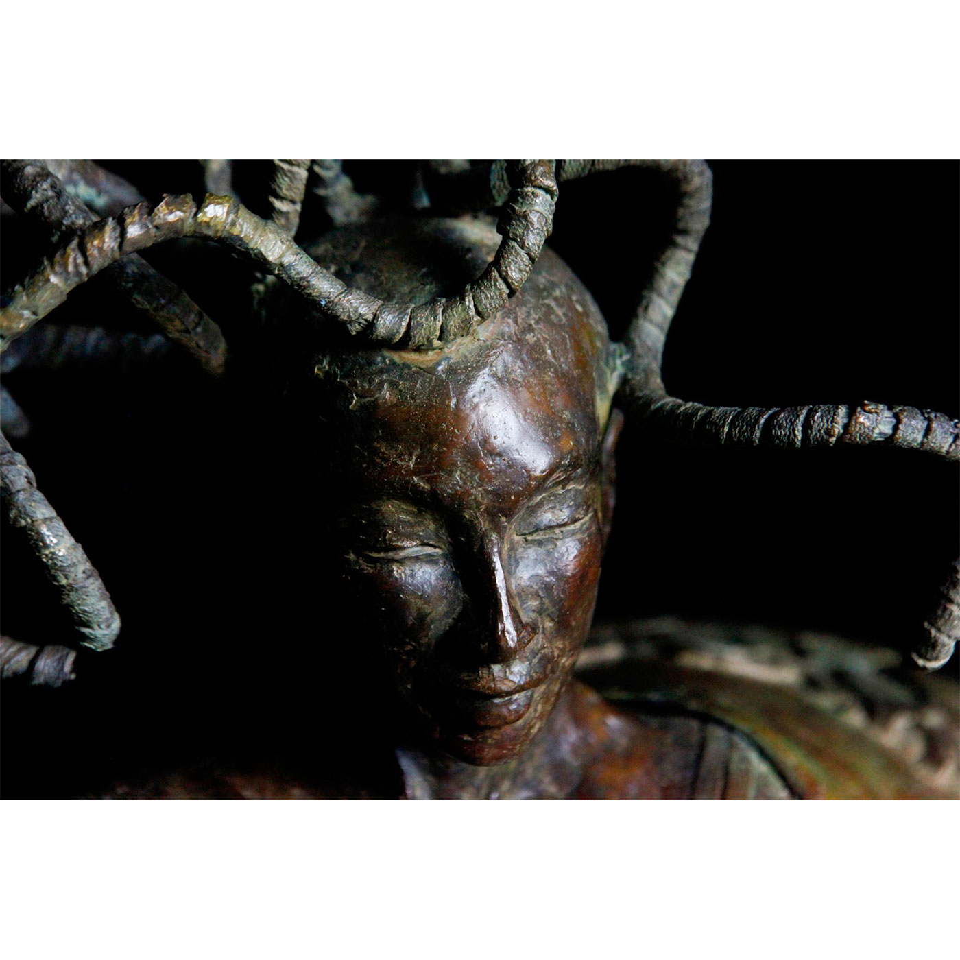 RIEKE VAN DER STOEP BRONZE SCULPTURE, MYTHICAL WOMAN - Image 13 of 16