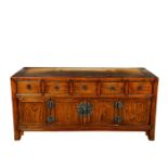 19TH C. CHINESE WOODEN SIDE CHEST