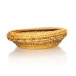 NATIVE AMERICAN WOVEN WEDDING BASKET BOWL