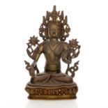 BRONZE SCULPTURE, BUDDHA