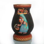 HAND TURNED EL SALVADORIAN DECORATED CERAMIC POT