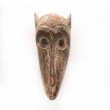 AFRICAN TRIBAL WOODEN NGIL FANG WALL MASK