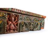 ANTIQUE INDIAN HINDU TEMPLE ARCHITECTURAL FRIEZE, GANESHA