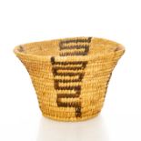 NATIVE AMERICAN TRIBAL WOVEN BASKET BOWL