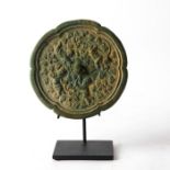 ANCIENT LIAO DYNASTY STYLE CHINESE MIRROR