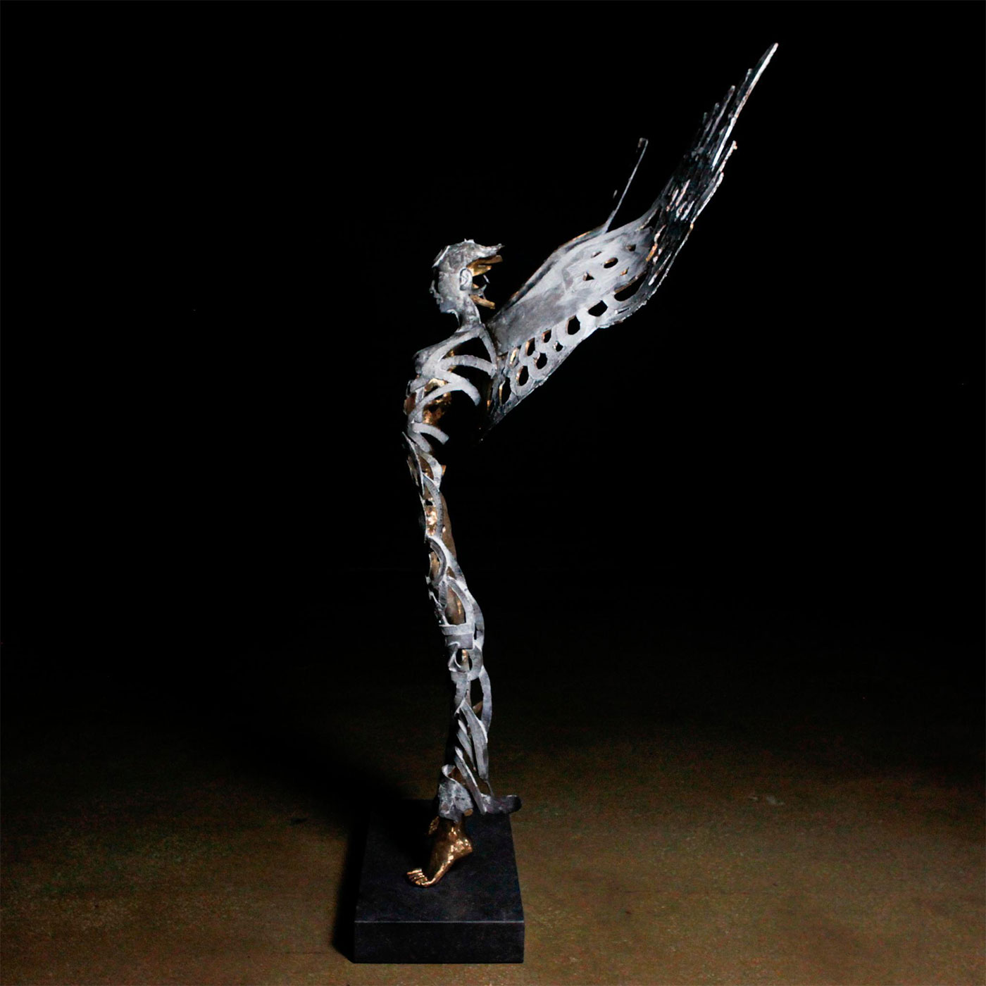 RIEKE VAN DER STOEP BRONZE SCULPTURE, ANGEL - Image 13 of 24