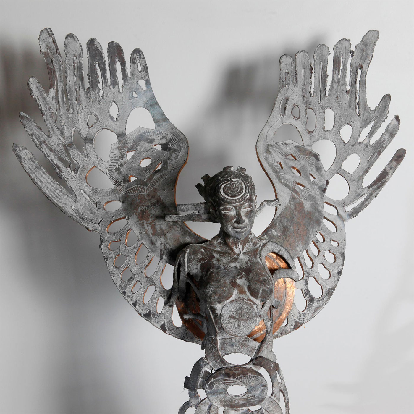 RIEKE VAN DER STOEP BRONZE SCULPTURE, ANGEL - Image 8 of 24