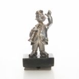 FRANK MEISNER STERLING SILVER HORN PLAYER SCULPTURE