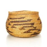 NATIVE AMERICAN TRIBAL WOVEN BASKET BOWL