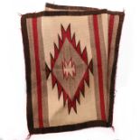 NATIVE AMERICAN NAVAJO HOPI TRIBAL WOVEN BLANKET RUG