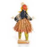 KWENI AFRICAN DANCE DOLL ON WOODEN BASE