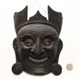 BALINESE ALLEGORICAL BARONG BHOMA TRIBAL WALL MASK