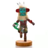 NATIVE AMERICAN HOPI KACHINA DOLL, MORNING SINGER