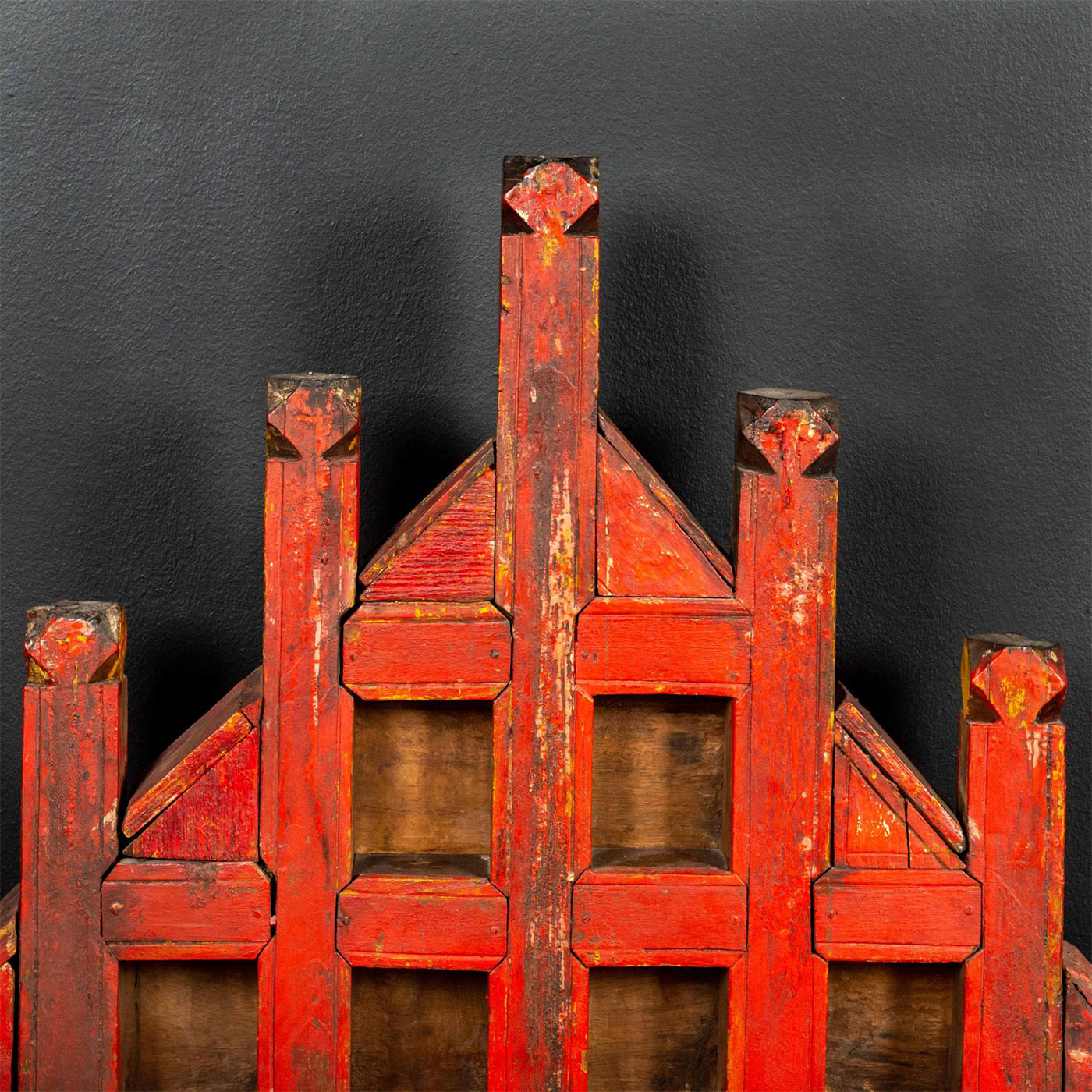 VINTAGE STYLED THAI VOTIVE CABINET - Image 3 of 7