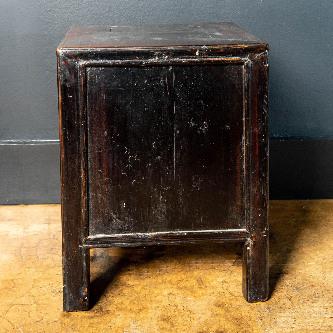 19TH C. CHINESE WOOD MINIATURE CHEST, TWO DRAWERS - Image 5 of 5