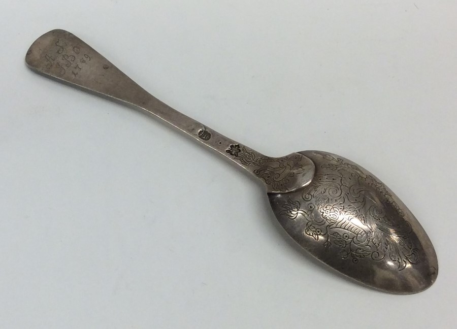 An early Scandinavian OE pattern silver spoon attr - Image 2 of 3